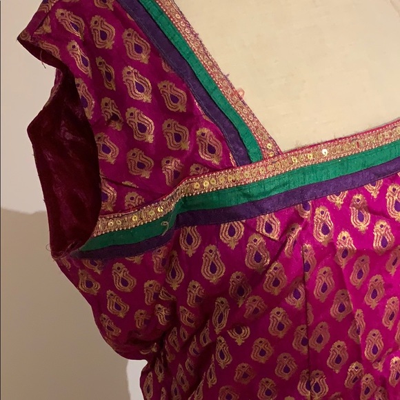 LEHENGA in jewel tones, fits us size 10-12 - Picture 4 of 8